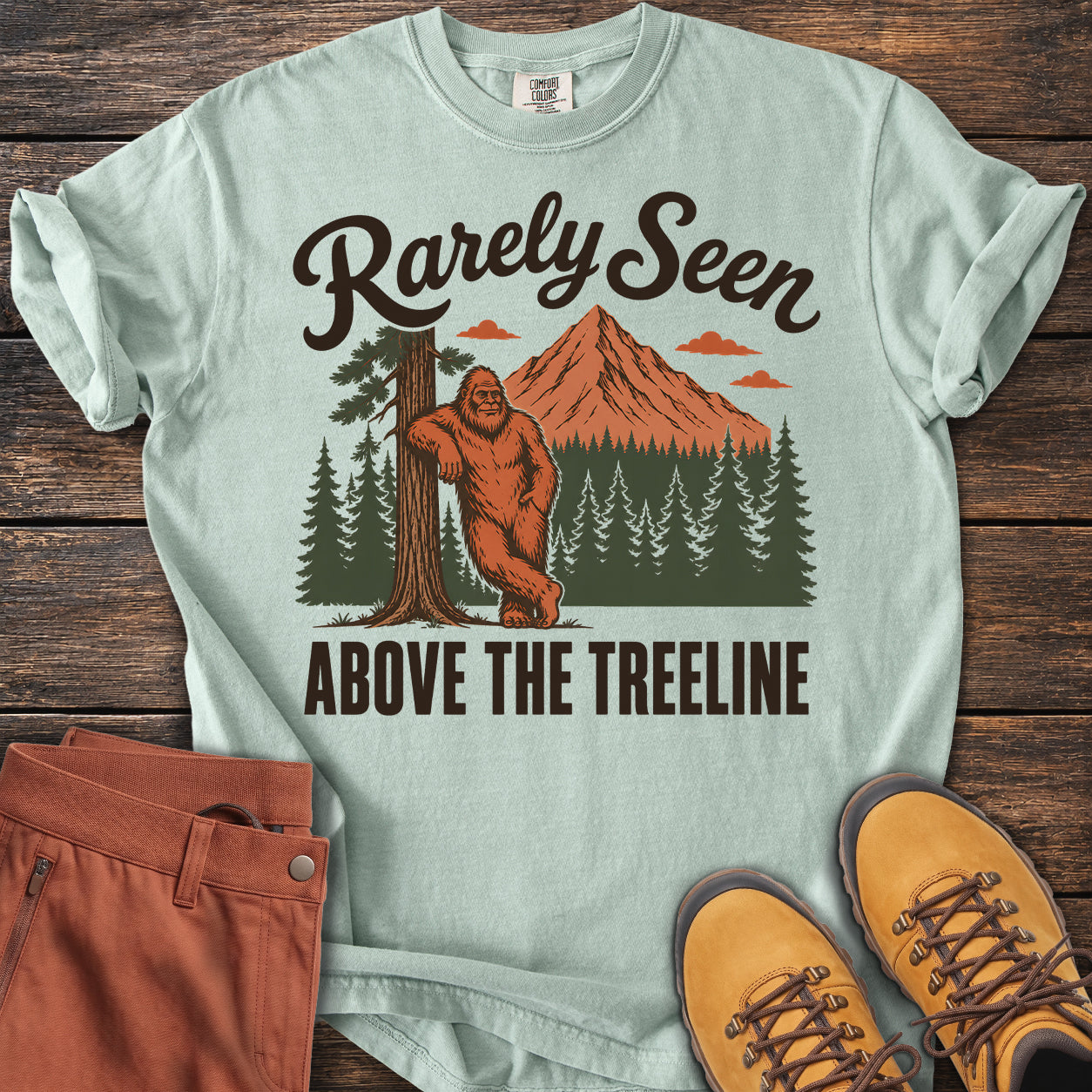 Rarely Seen, Bigfoot T-shirt