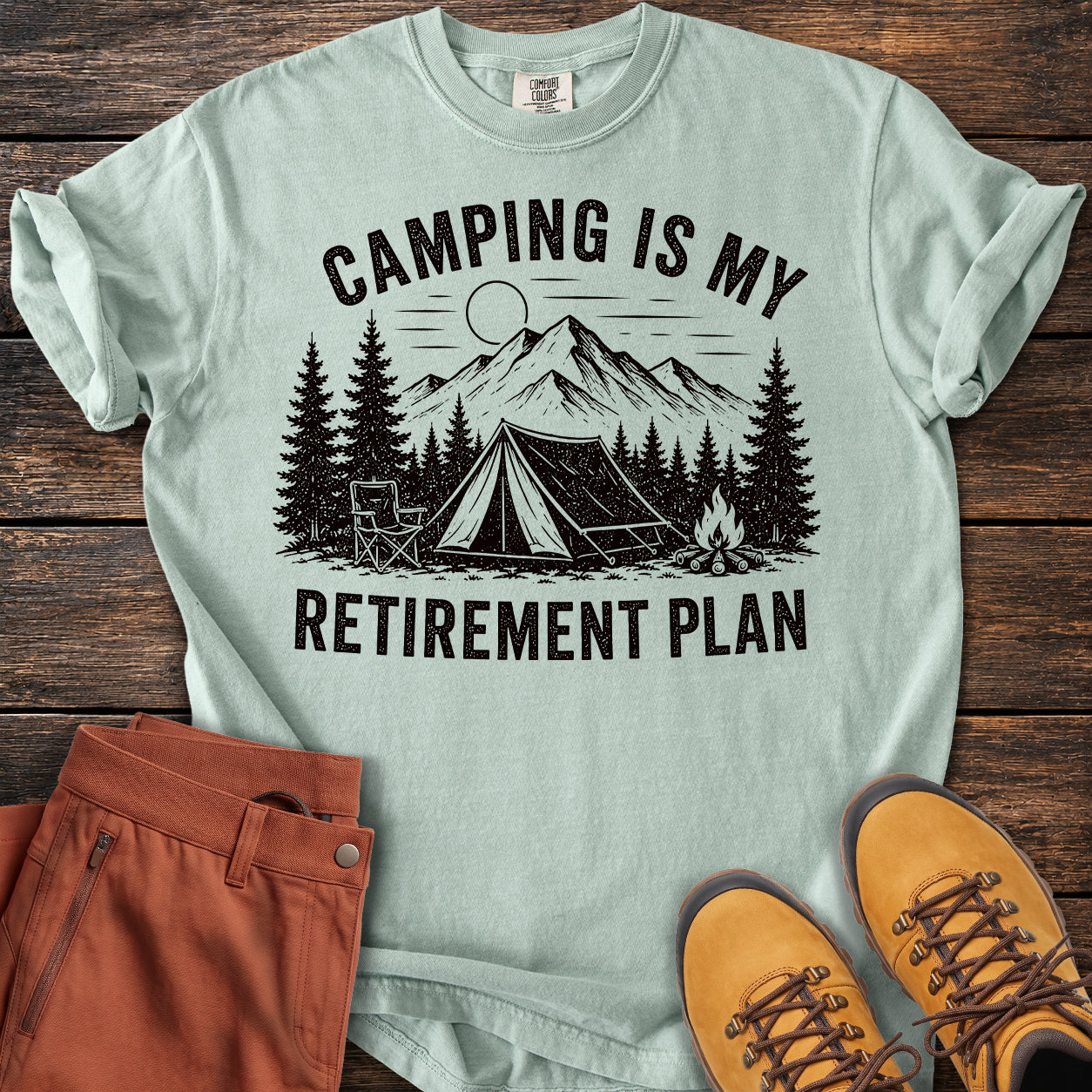 Camping is My Retirement Plan T-shirt