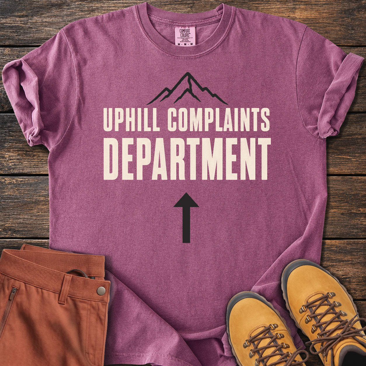 Uphill Complaints Department T-shirt