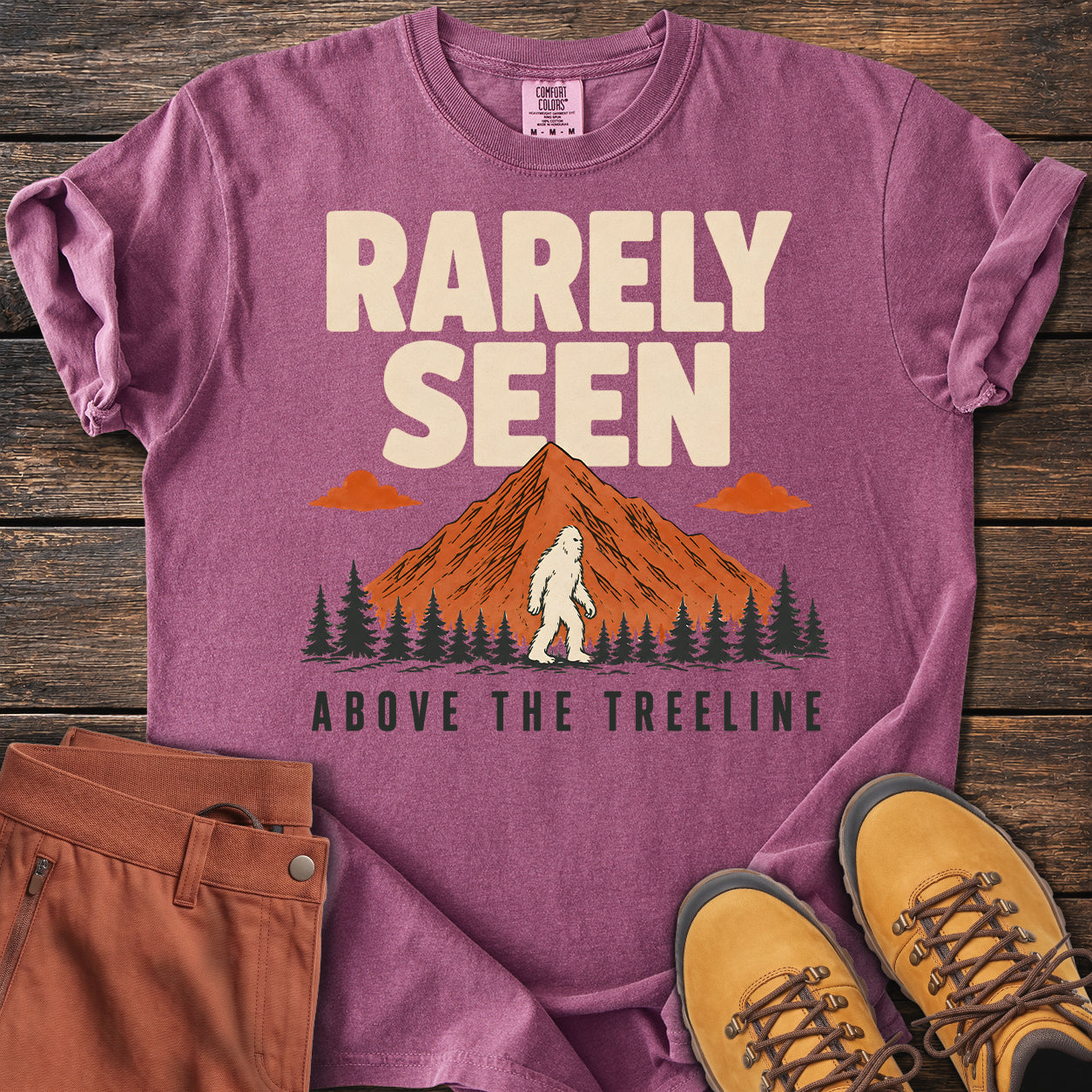 Bigfoot is Rarely Seen T-shirt