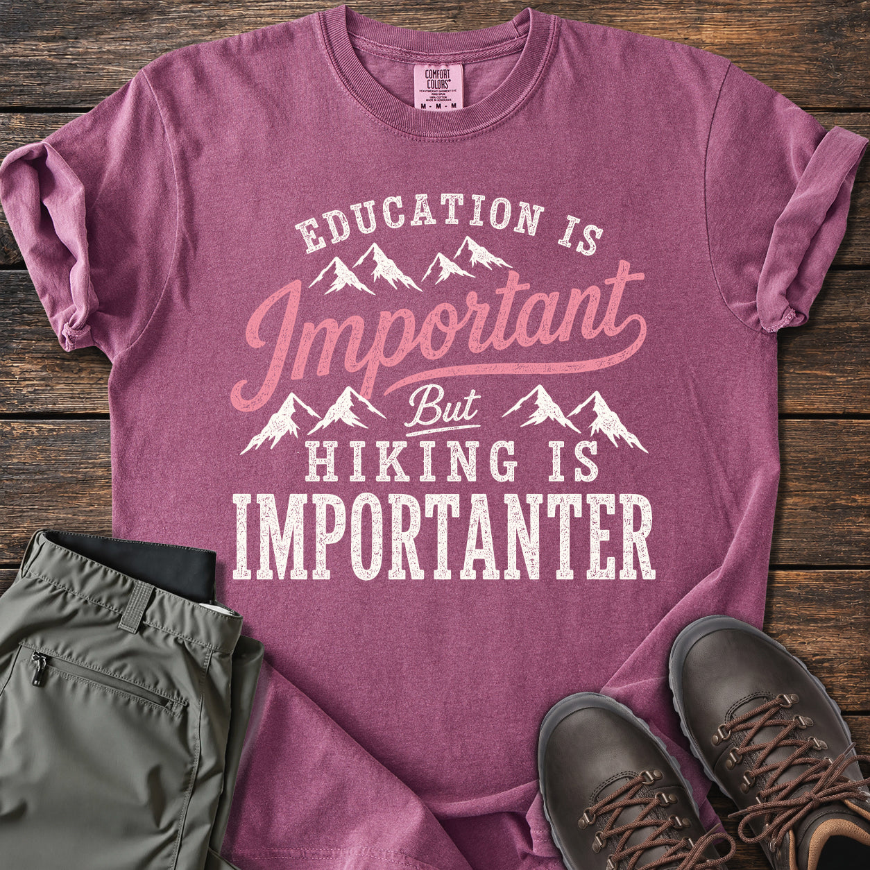 Hiking is Importanter T-shirt