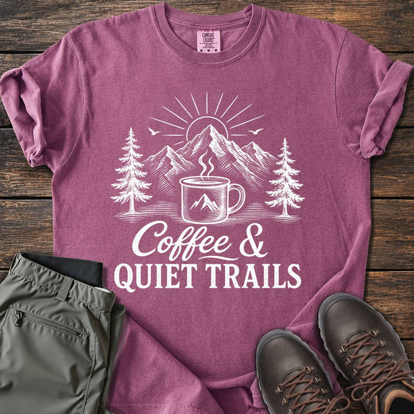 Coffee & Quiet Trails T-shirt