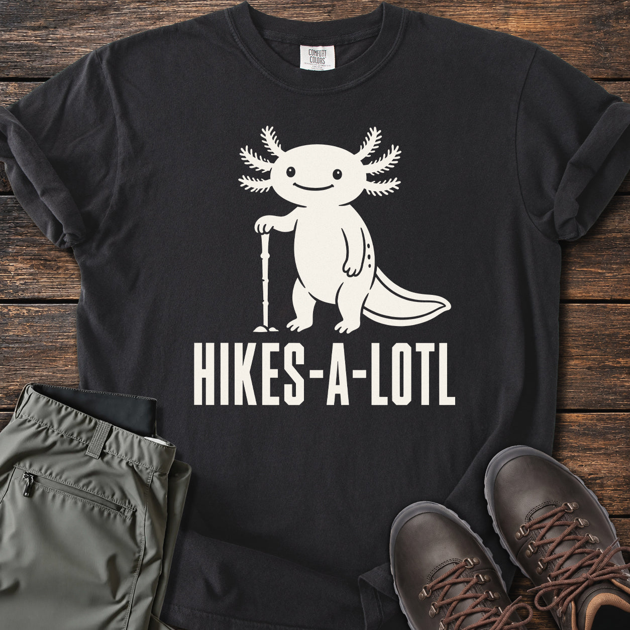 Hikes-A-Lotl T-shirt