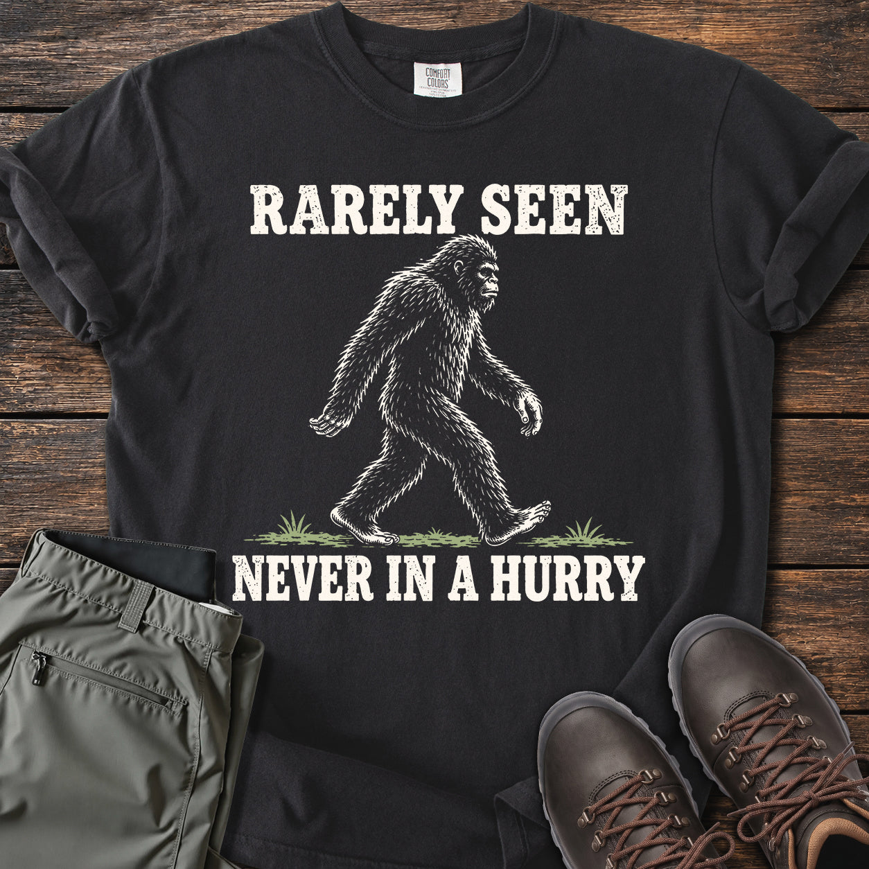 Never In A Hurry T-shirt