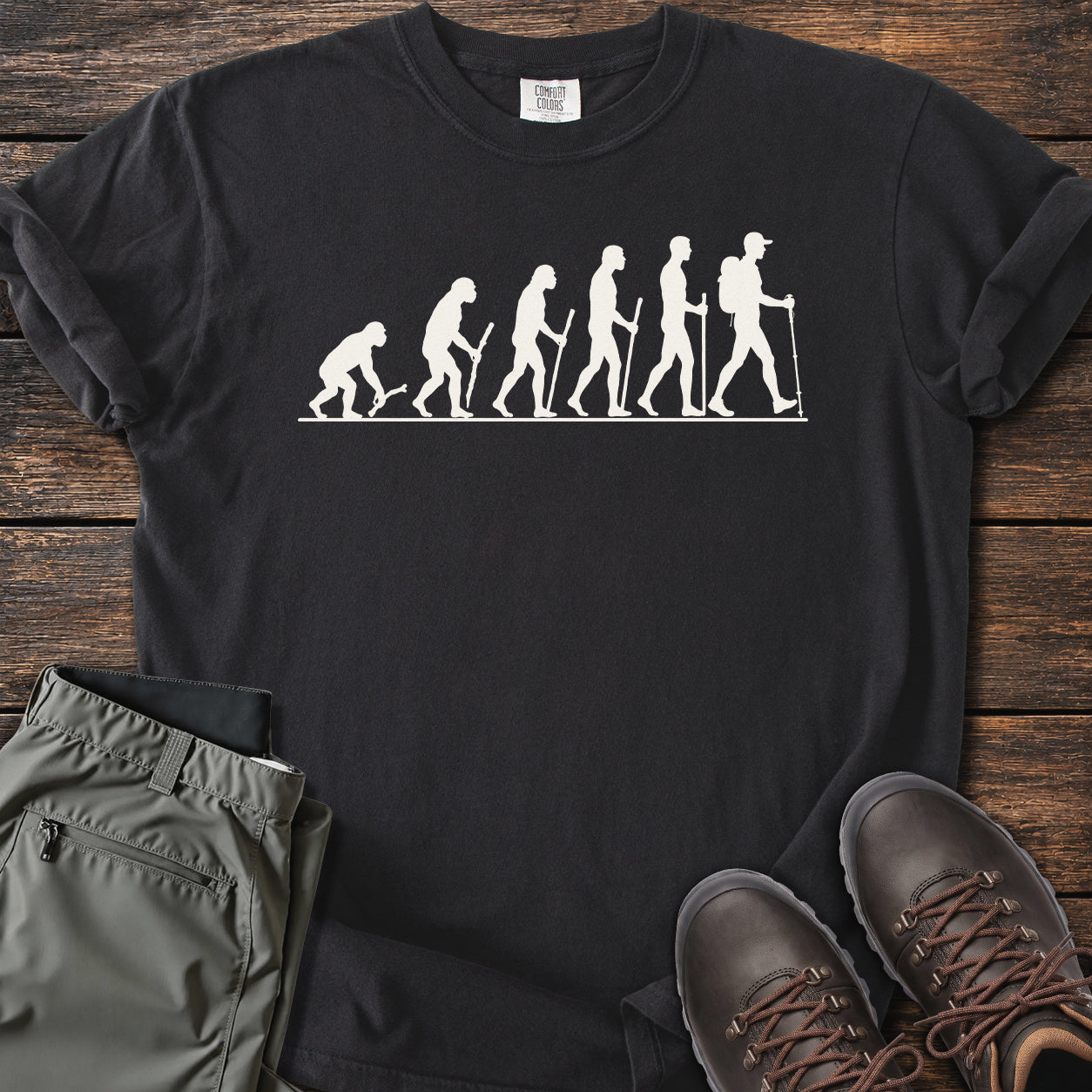 Hiker Evolution T-shirt