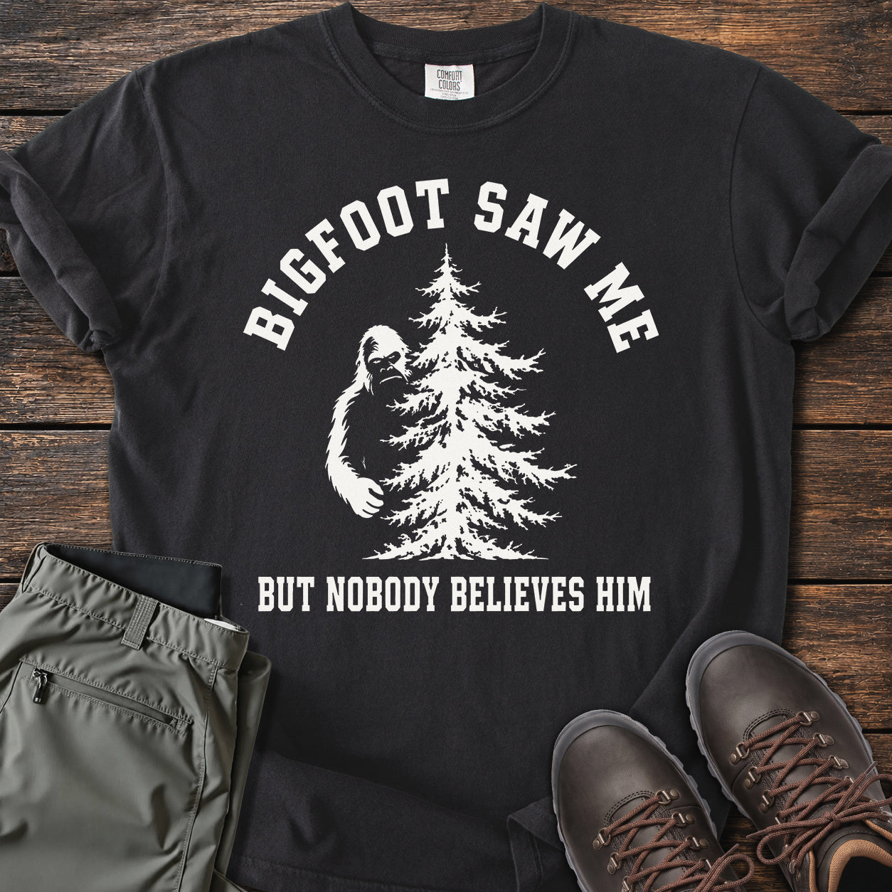 Bigfoot Saw Me T-shirt