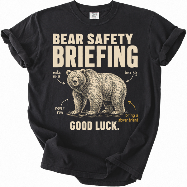 Bear Safety Briefing T-shirt