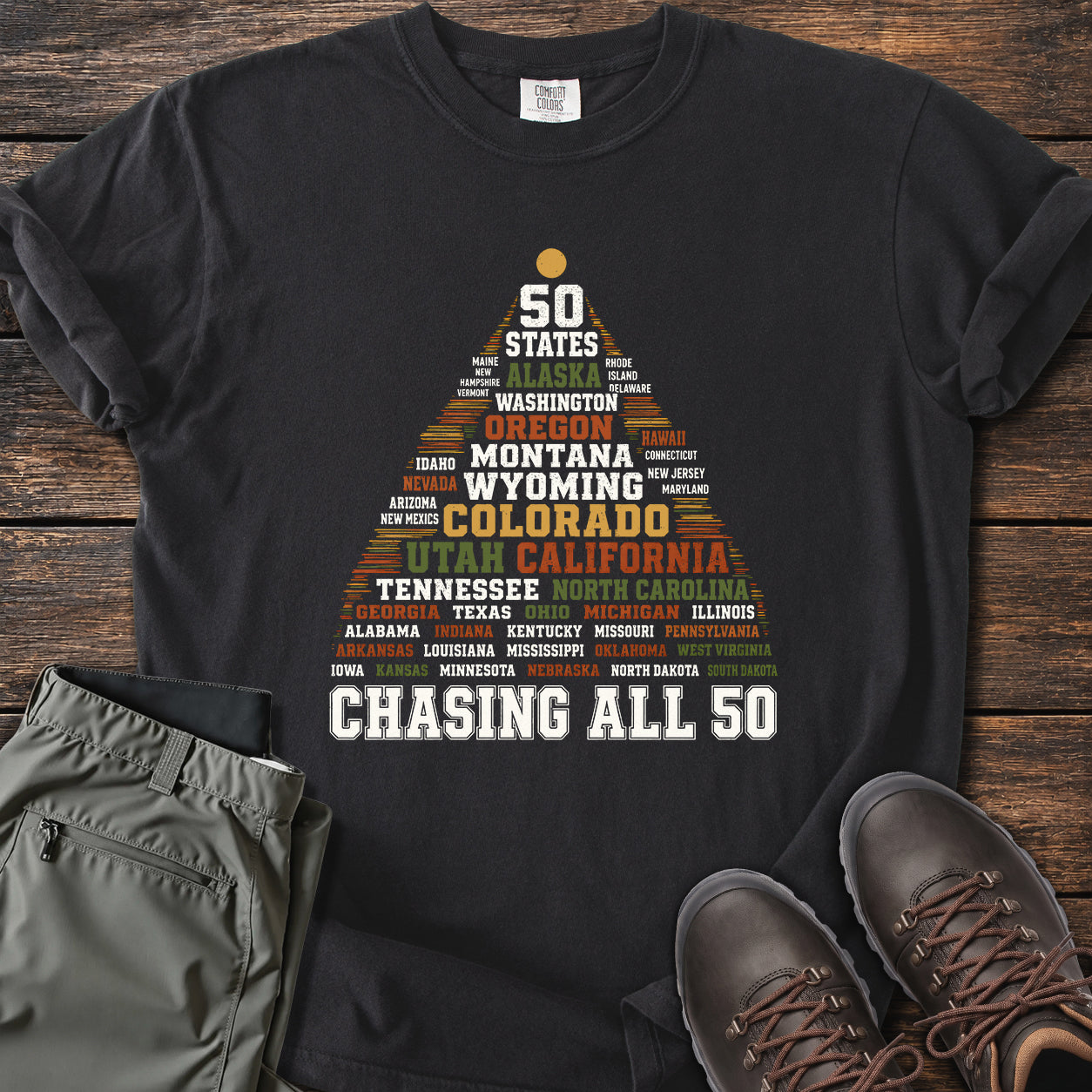 Chasing All 50 T-shirt