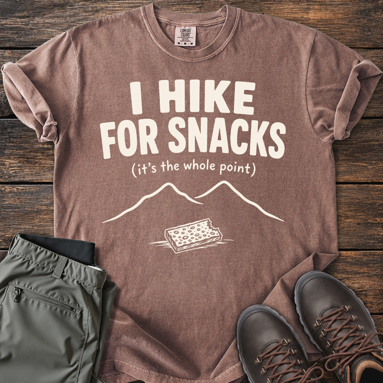 I Hike For Snacks T-shirt