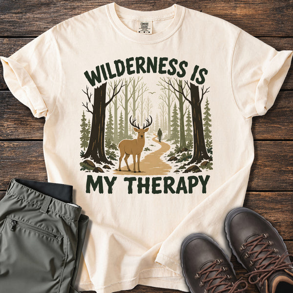 Wilderness Is My Therapy T-shirt