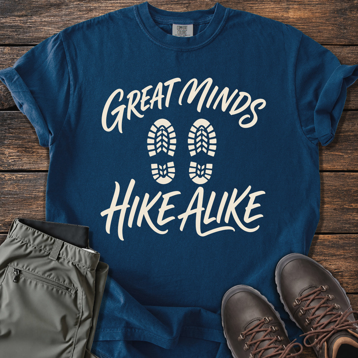 Great Minds Hike Alike T-shirt