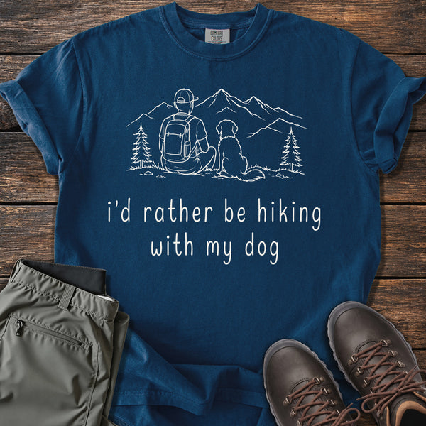 Hiking With My Dog T-shirt