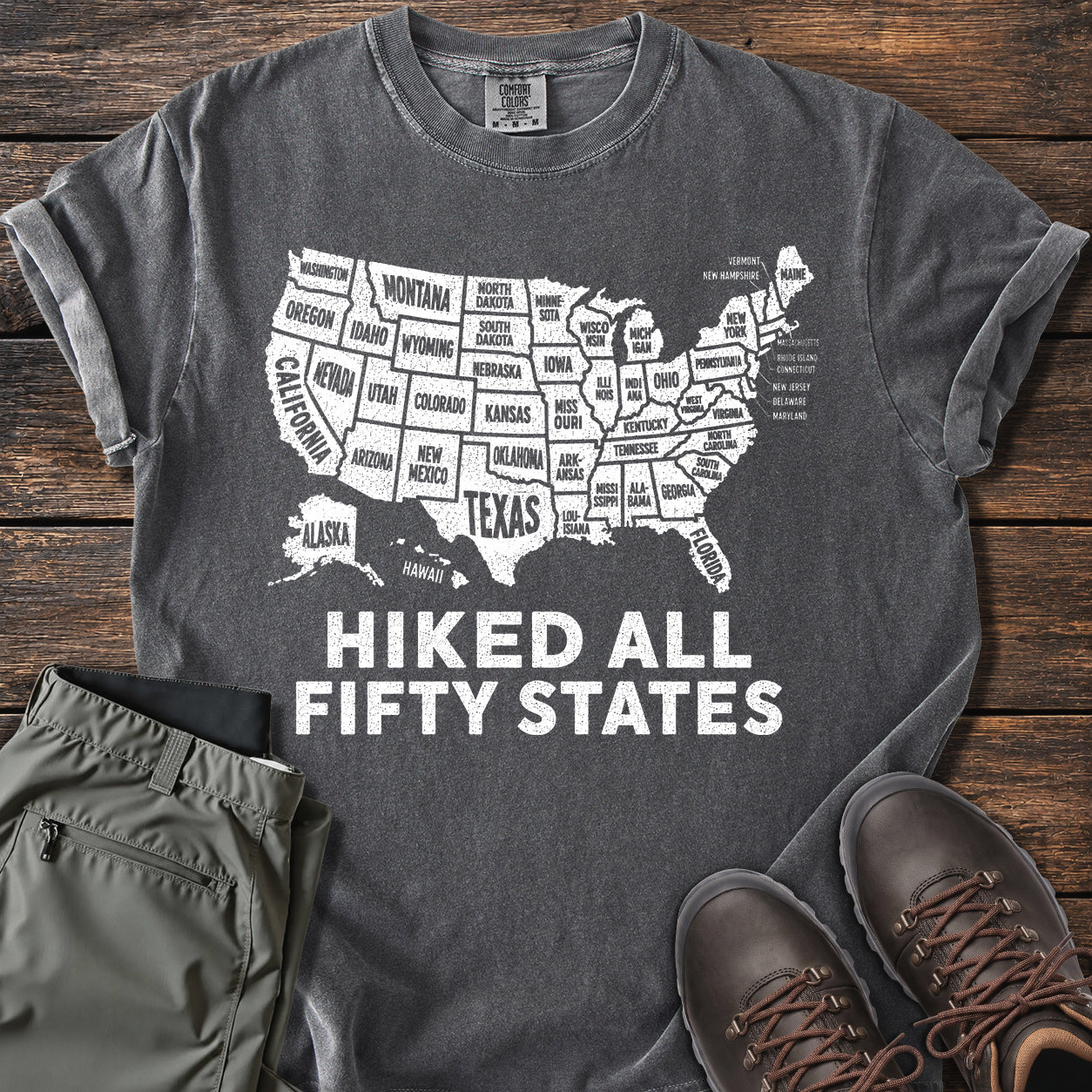 Hiked All States T-shirt