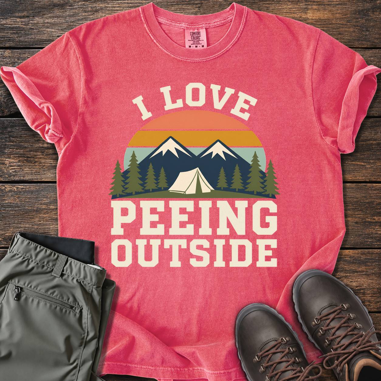 Peeing Outside T-shirt
